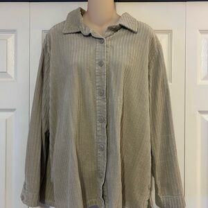 Studio Works Light Cream Corduroy Shirt
